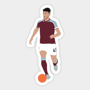 Declan Rice The Hammers' Captain Sticker